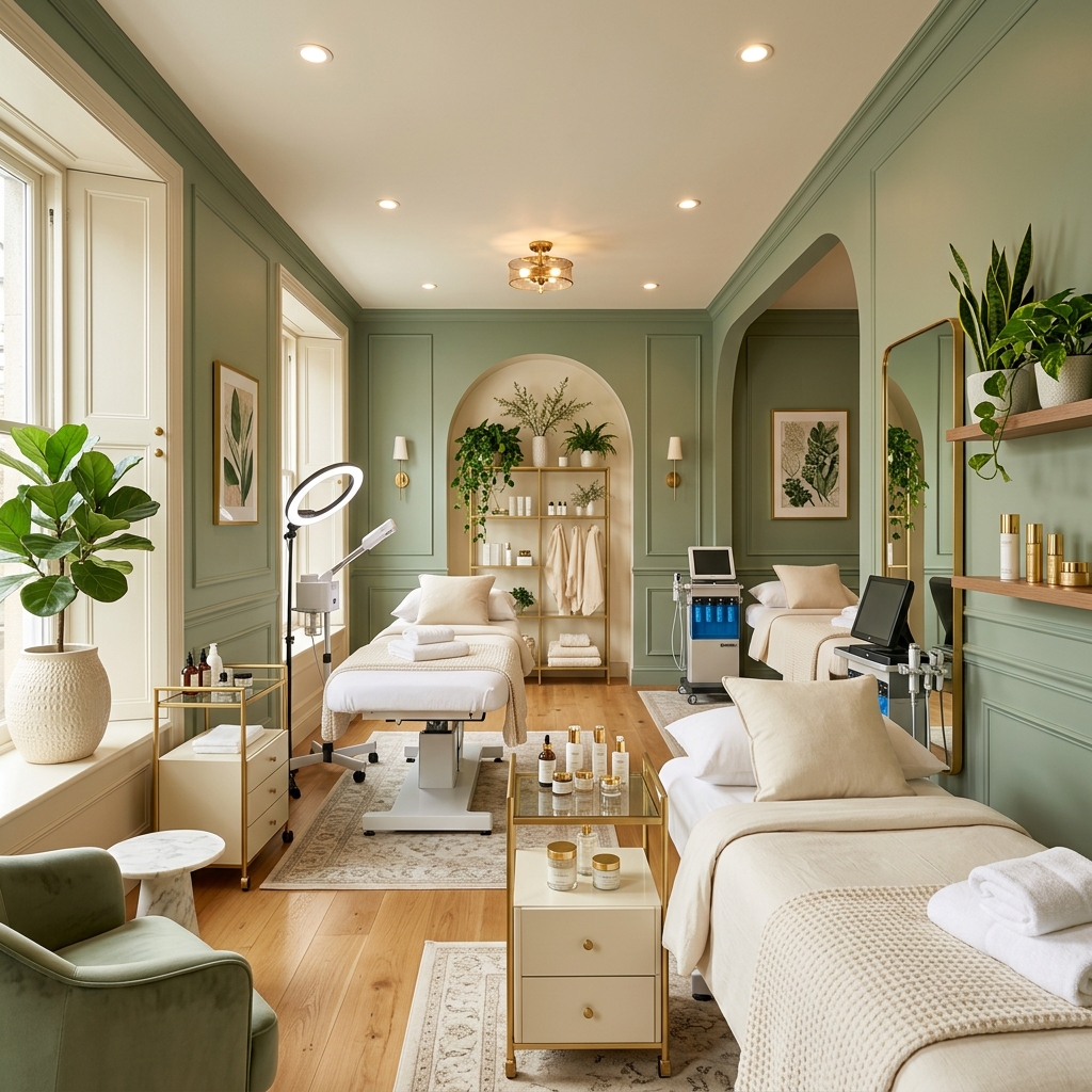 Interior del estudio Gelly Skin Studio en Lima